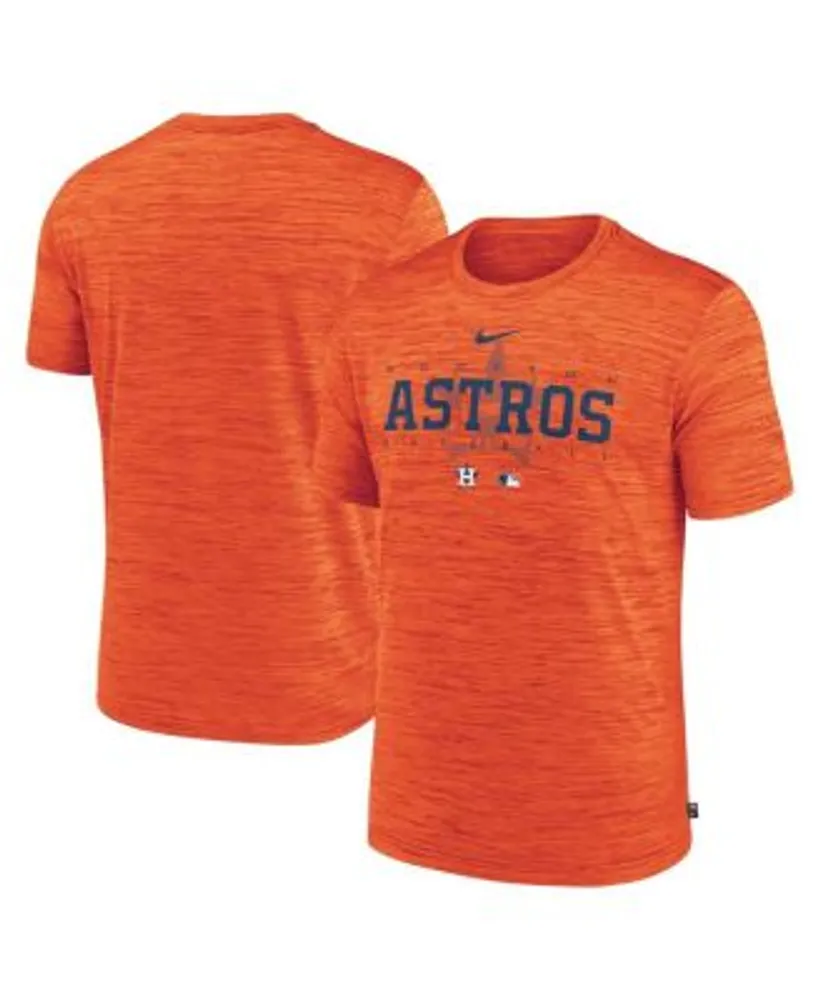 NIKE Houston Astros Authentic On Field Dri-Fit Long Sleeve Shirt Mens LARGE