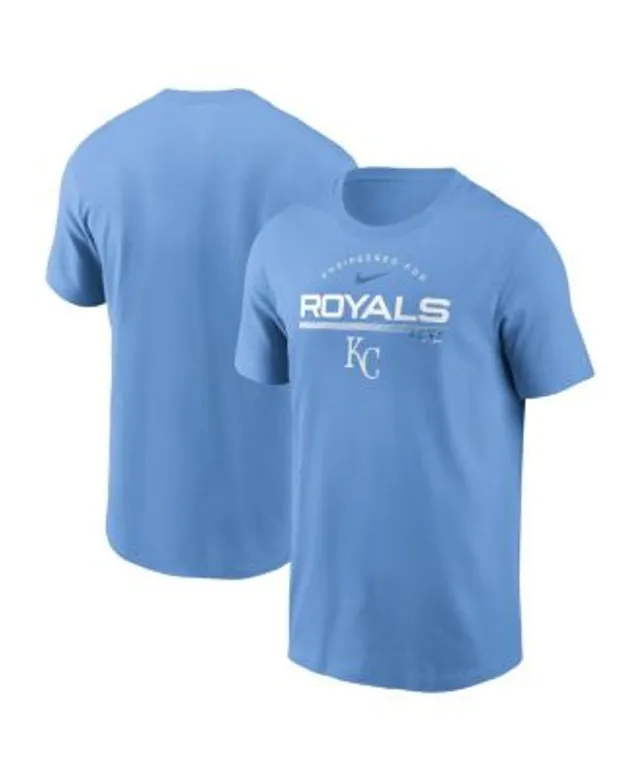 Men's Kansas City Royals Nike Light Blue Road Cooperstown Collection Team  Jersey