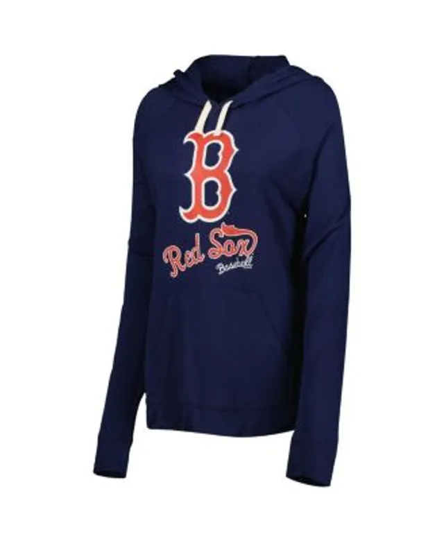 Boston Red Sox Nike Authentic Collection Pregame Performance Raglan  Pullover Sweatshirt - Navy/Red