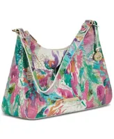 Brahmin Esme Rainbow Fish Melbourne Small Leather Shoulder Bag