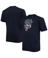 Profile Men's Navy San Diego Padres Banner Wave Big & Tall T-Shirt