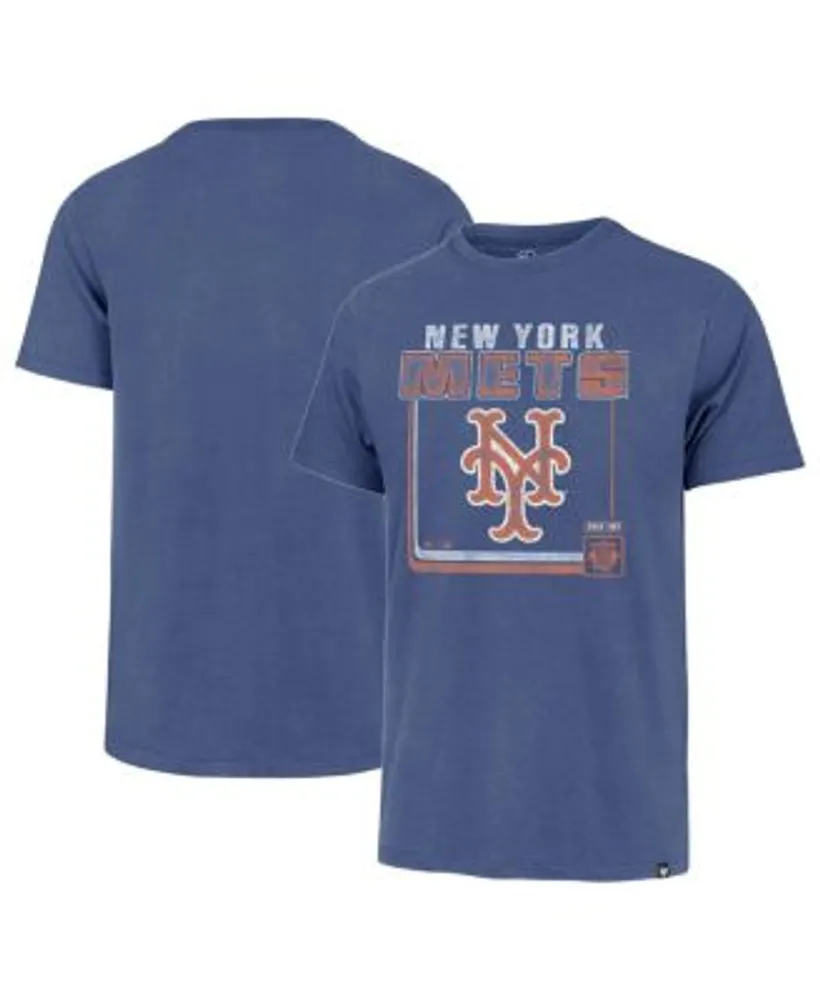 New York Mets Youth Distressed Logo T-Shirt - Royal Blue