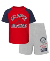 Outerstuff Toddler Boys and Girls Red Heather Gray Chicago Cubs