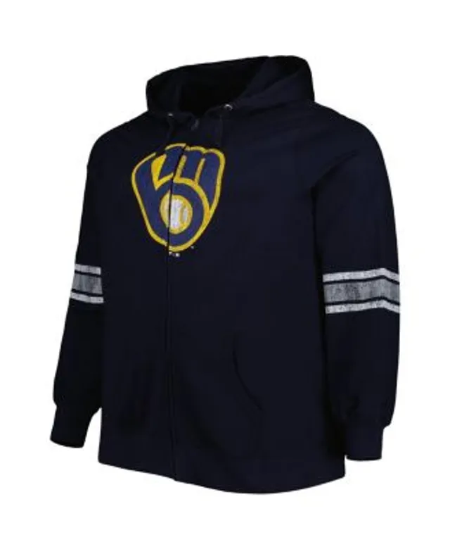 Lids Milwaukee Brewers Starter Women's Hail Mary Full-Zip Hoodie