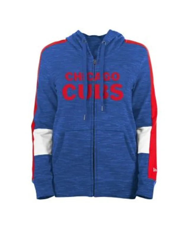 New Era Women's Red and Royal Chicago Cubs Plus Size Colorblock French  Terry Full-Zip Hoodie