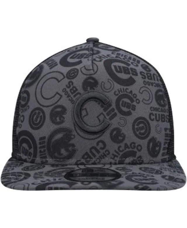 New Era Chicago Cubs Blackout 59FIFTY Fitted Cap - Macy's