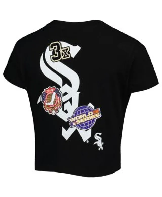 Women's New Era White Chicago Sox Colorblock T-Shirt Size: Small