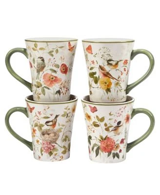 Nature's Song Set of 4 Mug 14 oz.