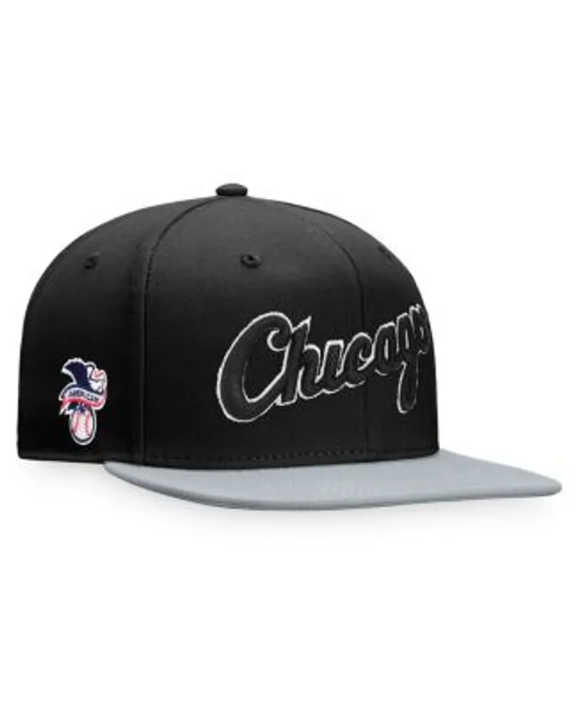 Fanatics Men's Branded White, Black Chicago White Sox Iconic Color Blocked  Fitted Hat