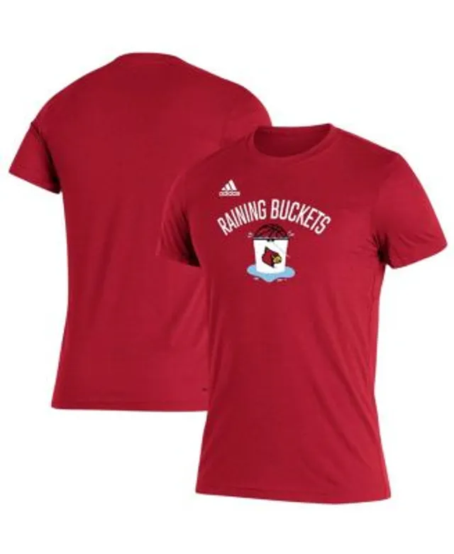 Louisville Cardinals adidas Basketball Court Fresh T-Shirt - Red