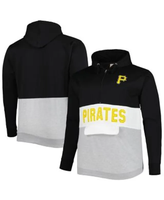 Men's Nike Black/Gold Pittsburgh Pirates Authentic Collection Pregame  Performance Raglan Pullover Sweatshirt