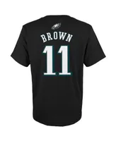 Jalen Hurts Philadelphia Eagles Preschool Mainliner Player Name & Number T- Shirt - Black