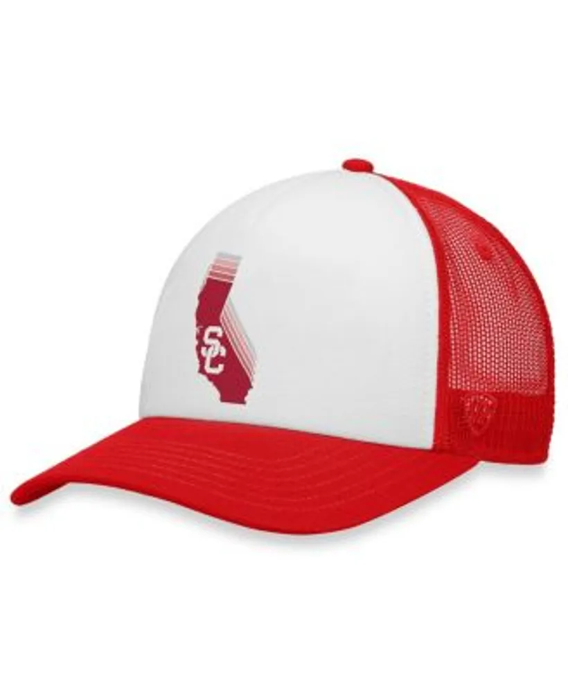 Vintage Louisville Cardinals 3 Stripes Mesh Trucker Snapback Cap