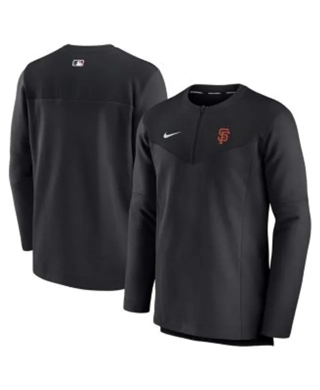 Men's Nike Black New York Mets Authentic Collection Logo Performance Long Sleeve T-Shirt