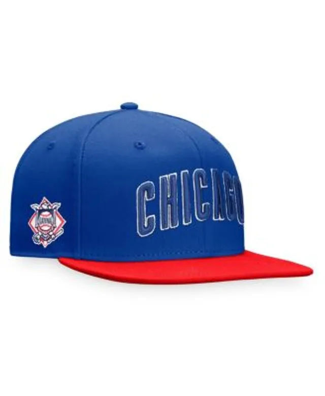 Men's Fanatics Branded White Chicago Cubs Iconic Snapback Hat