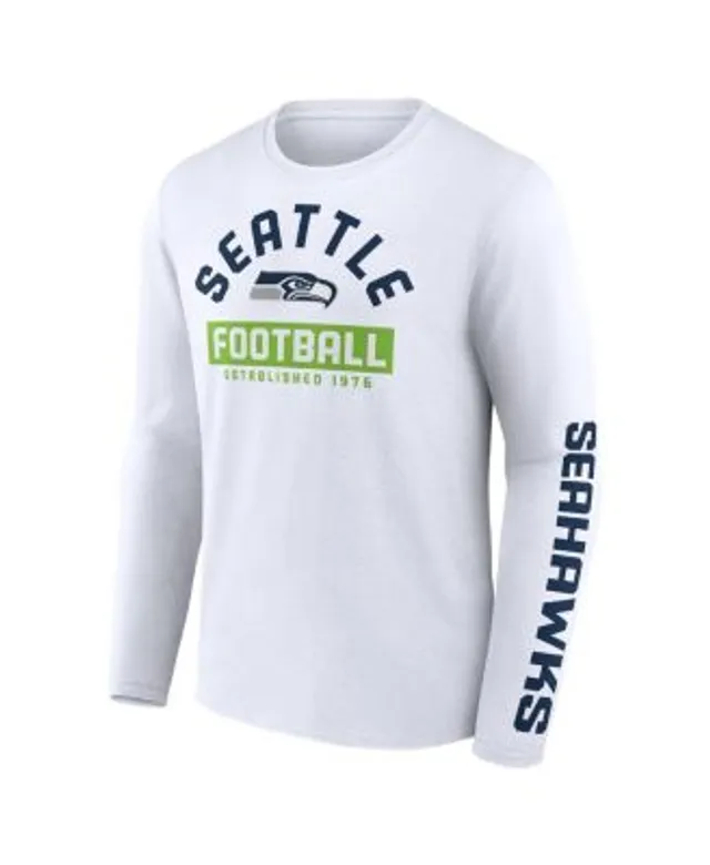 Seattle Seahawks NFL Mens Rash Guard Long Sleeve Swim Shirt