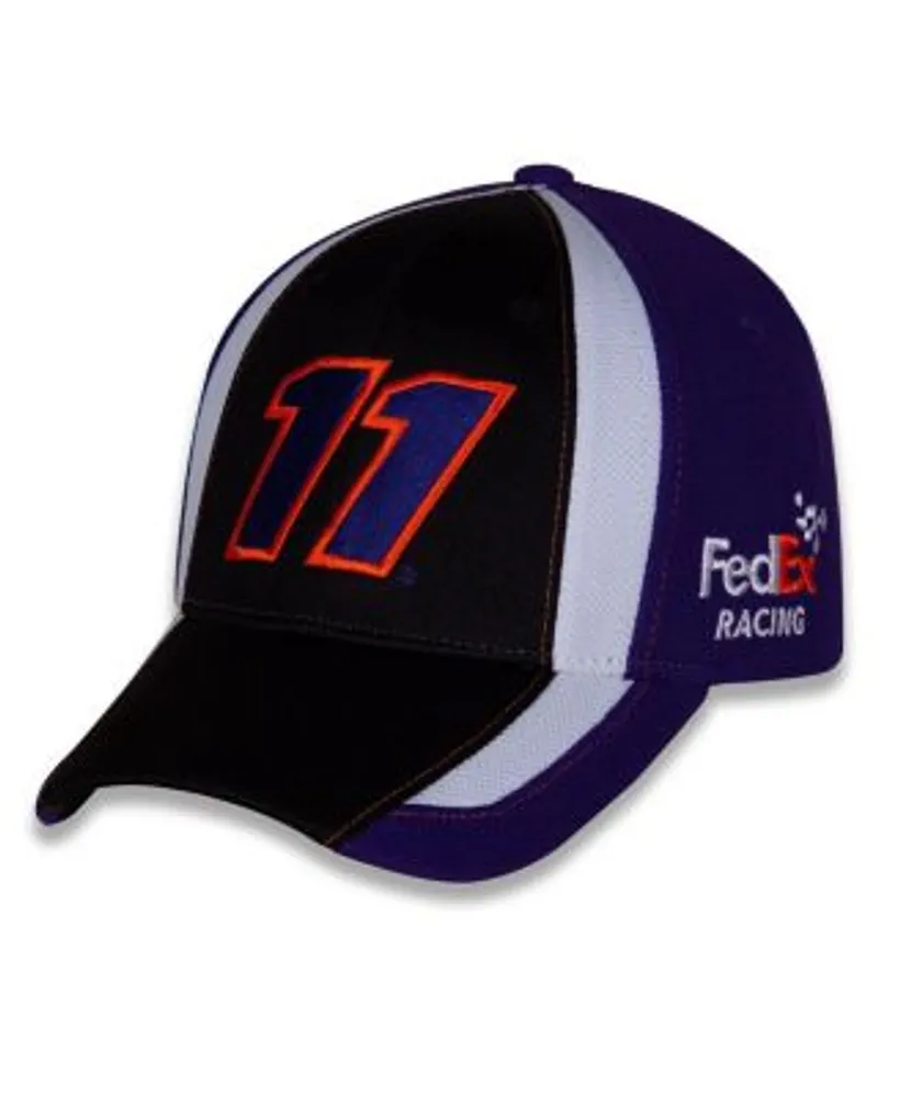 Joe Gibbs Racing Team Collection Men's Black, Navy Denny Hamlin Restart  Adjustable Hat