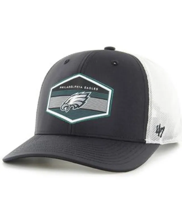 Men's New Era Black Philadelphia Eagles Black On Black 9FIFTY Adjustable Hat