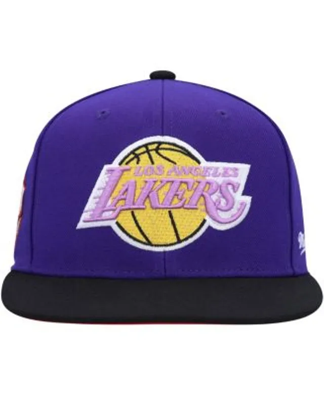 Men's Mitchell & Ness Cream/Purple Los Angeles Lakers 2009 NBA Finals Hardwood Classics Fitted Hat