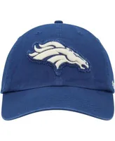 47 Men's Denver Broncos Navy Clean Up Adjustable Hat