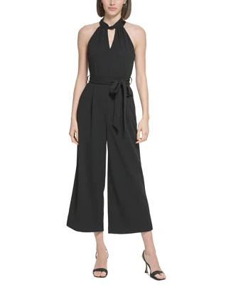 Women's Cropped Halter Jumpsuit