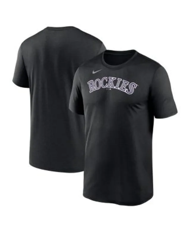 Youth White/Black Colorado Rockies V-Neck T-Shirt Size: Extra Large