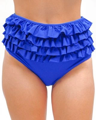 Ruby women's ruffle bikini bottom