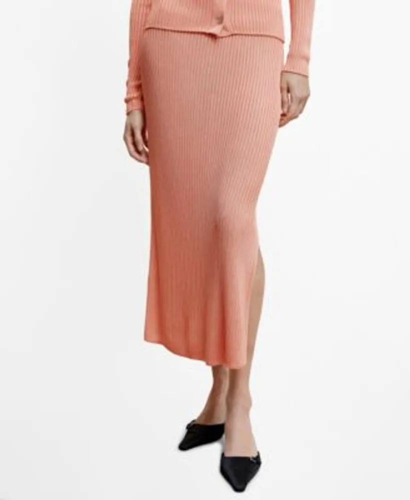 MANGO Women's Cable Knit Skirt | Hawthorn Mall