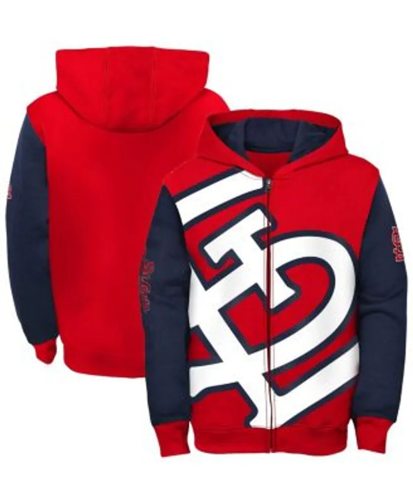 Outerstuff Kids' Youth Red St. Louis Cardinals Poster Board Full-zip Hoodie