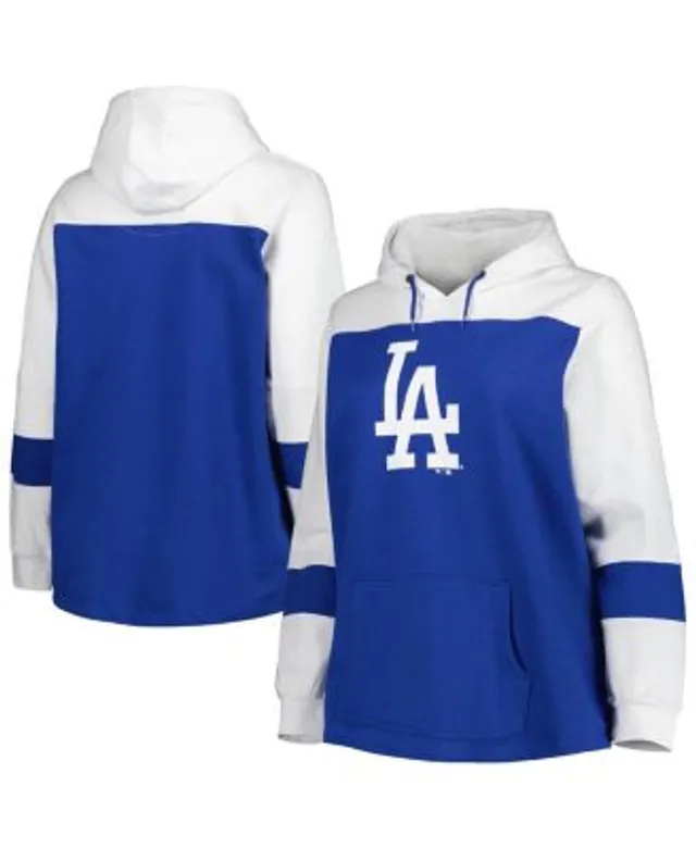 Touch Los Angeles Dodgers Women's Royal End Line Pullover Hoodie