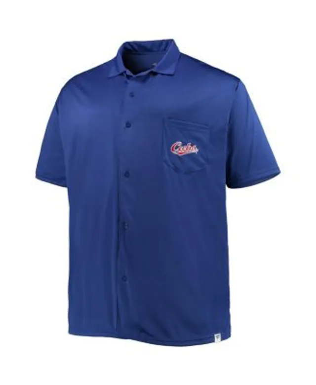 Men's Atlanta Braves Royal Big & Tall Button-Up Shirt