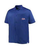 Profile Men's Royal Chicago Cubs Big and Tall Button-Up Shirt