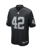 Nike Men's Ronnie Lott Black Las Vegas Raiders Game Retired Player Jersey