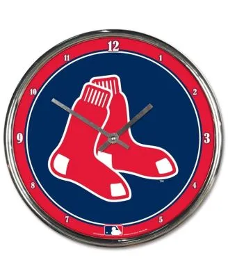 WinCraft Chicago Cubs Round Chrome Wall Clock