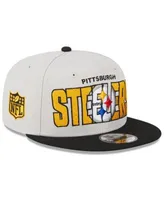 New Era 59Fifty 2023 Draft Pittsburgh Steelers Hat - Stone, Black