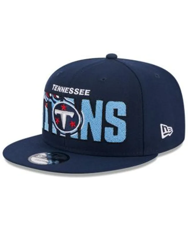 Men's New Era Stone/Navy Tennessee Titans 2023 NFL Draft on Stage 59FIFTY Fitted Hat