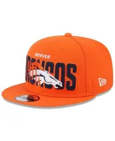 Men's New Era Stone/Orange Denver Broncos 2023 NFL Draft 39THIRTY Flex Hat