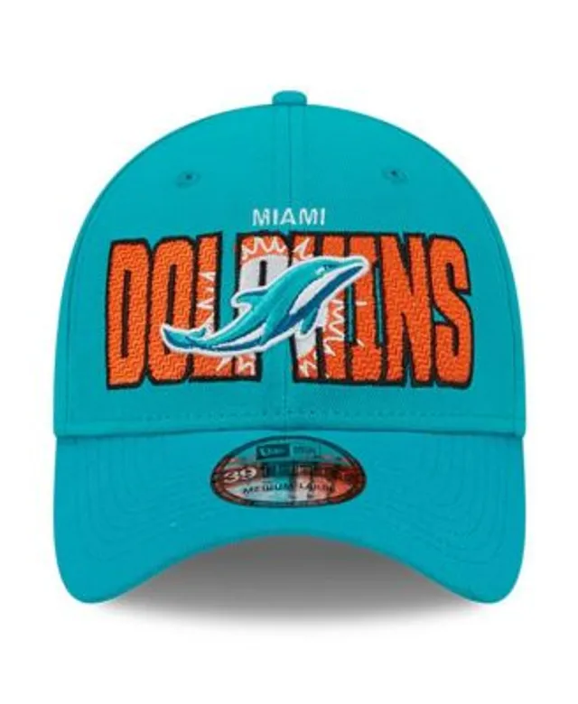 New Era Aqua Miami Dolphins Word 9FIFTY Snapback Hat