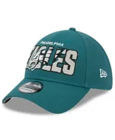 Men's New Era Midnight Green Philadelphia Eagles Stripe 39THIRTY Flex Hat Size: Small/Medium