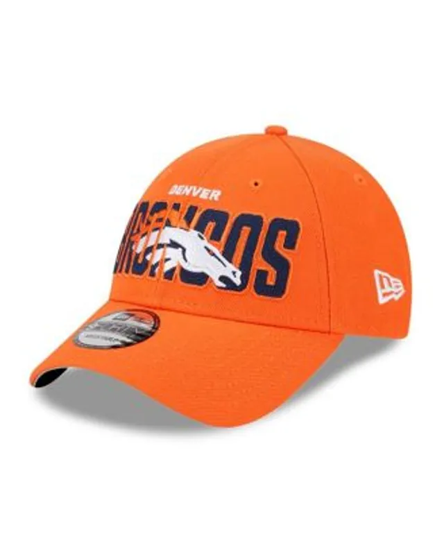 Denver Broncos New Era 2023 NFL Draft 39THIRTY Flex Hat - Stone/Orange