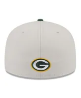 Men's New Era Green/Black Green Bay Packers 2021 NFL Sideline Road 59FIFTY  Fitted Hat