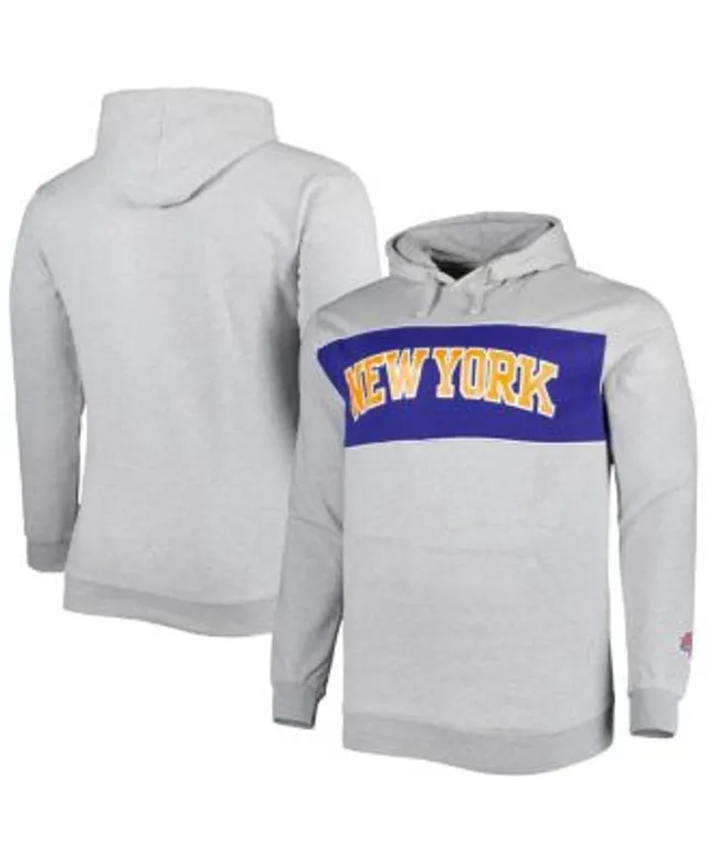 Profile Men's Heathered Gray Los Angeles Lakers Big & Tall Heart Soul Pullover Hoodie