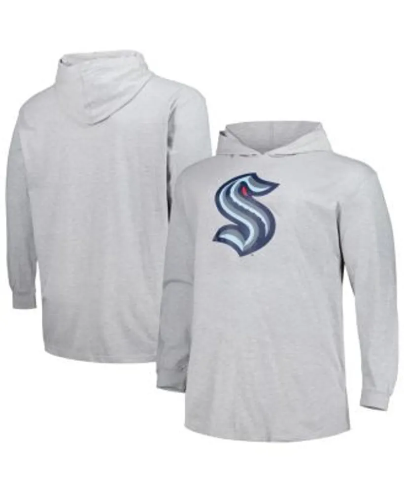 Seattle Kraken Champion Reverse Weave Pullover Sweatshirt - Heathered Gray