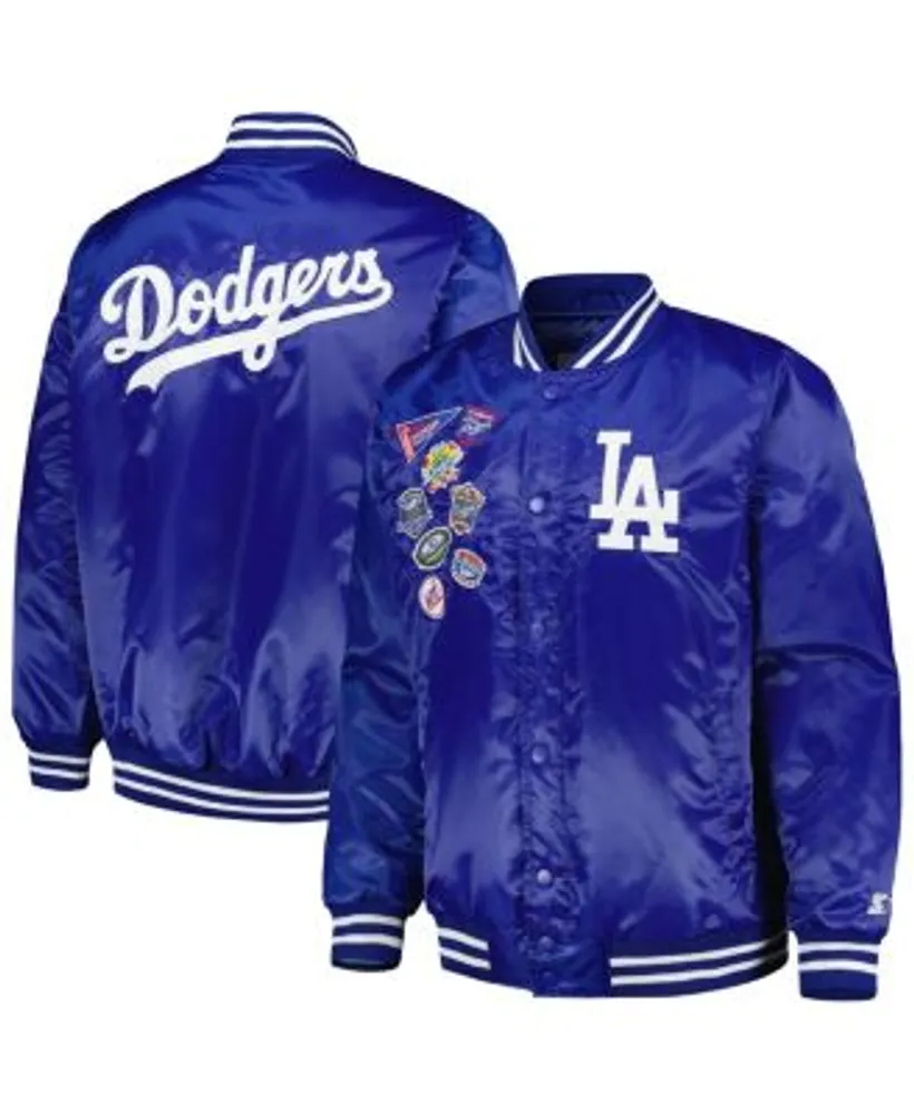 Los Angeles Dodgers Youth Royal Wordmark Full-Zip Fleece Hoodie