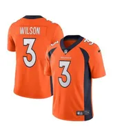 Men's Nike Russell Wilson Orange Denver Broncos Alternate Game Jersey Size: Small