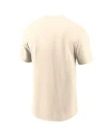 Men's Nike Cream Los Angeles Angels City Connect Wordmark T-Shirt