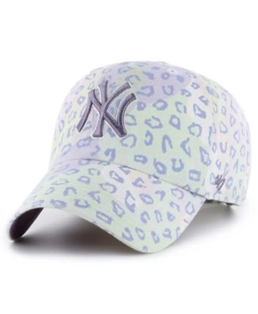 47 Brand Women's New York Yankees Cheetah Clean Up Cap - Macy's