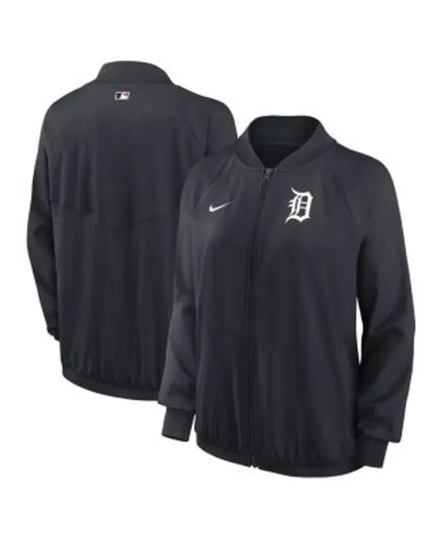Men's Detroit Tigers Nike Gray/Navy Game Performance Full-Zip Jacket