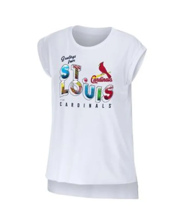 WEAR by Erin Andrews Women's White St. Louis Cardinals Greetings