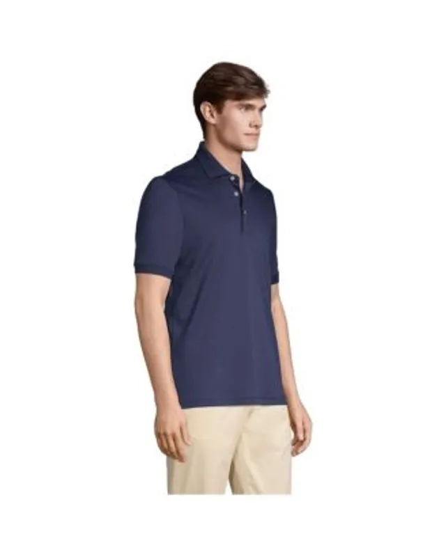 Lands' End Men's Tall Short Sleeve Super Soft Supima Polo Shirt Hawthorn  Mall